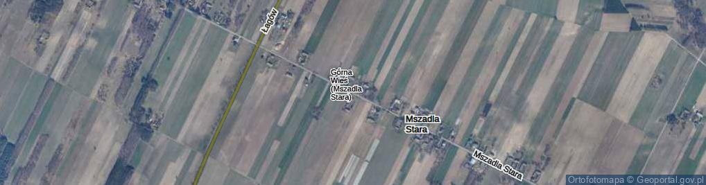 Zdjęcie satelitarne Mszadla Stara ul.